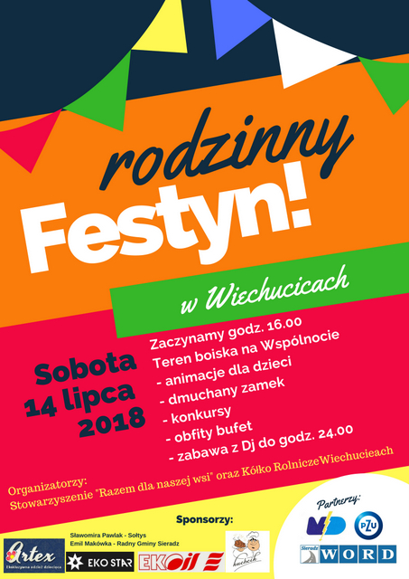 Plakat na festyn rodzinny